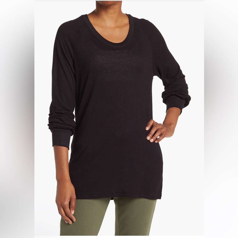 Z by Zella Lotus Lounge Pullover Sweater Black XL